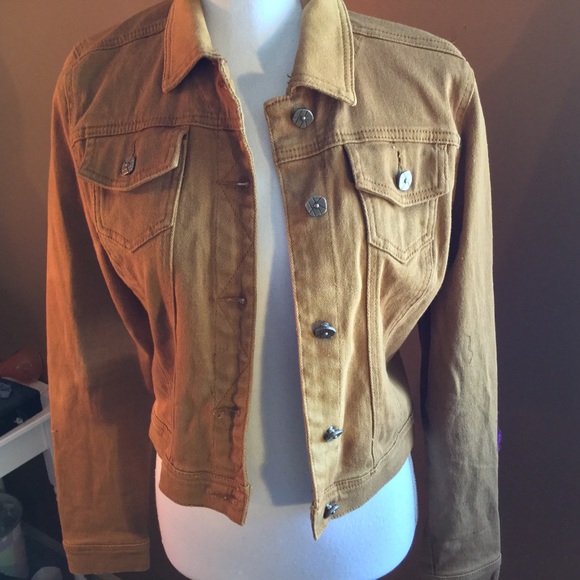 Hot Kiss Jackets & Blazers - 📣 5/$49 Spicy mustard color Jean jacket